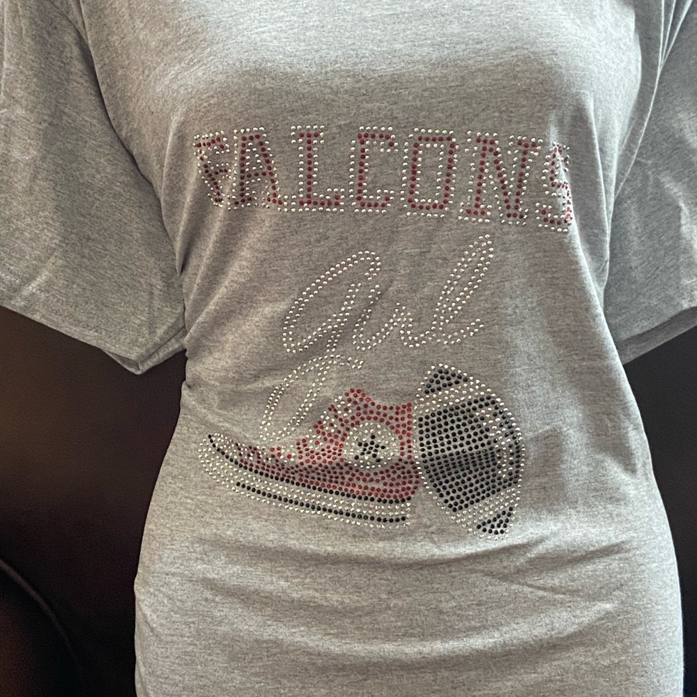 Gildan blinged Falcons Tshirt